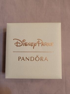 Pandora White and Rose Gold Disney Parks Bracelet Box and Bracelet